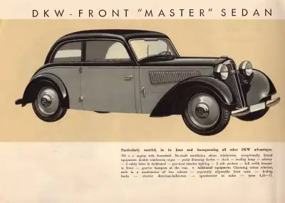 DKW Front Prospekt 1937