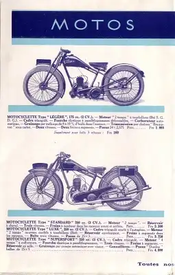 Alcyon Fahrrad und Motorrad Programm 1932