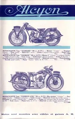 Alcyon Fahrrad und Motorrad Programm 1932