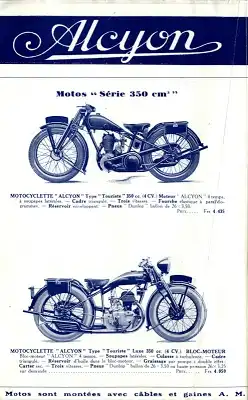 Alcyon Fahrrad und Motorrad Programm 1931