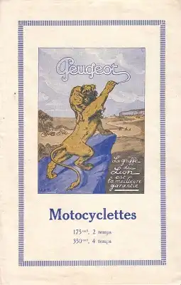 Peugeot 175 und 350 ccm Prospekt ca. 1927