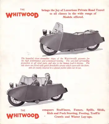Whitwood Monocar Prospekt 1935
