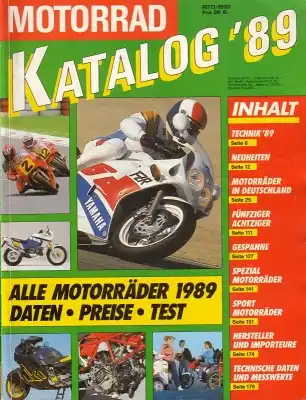 Motorrad Katalog 1989