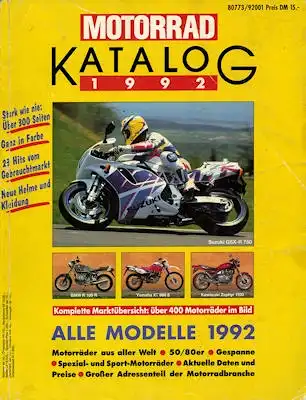 Motorrad Katalog 1992