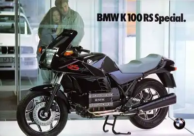 BMW K 100 RS Special Prospekt 1987
