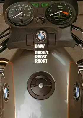 BMW R80 G/S, R 80 ST und R 80 RT Prospekt 1983