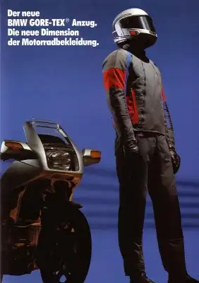 BMW Gore-Tex Anzug Prospekt 1986