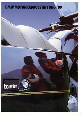 BMW Motorradausstattung Prospekt 1989