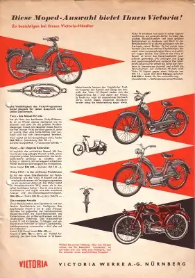 Victoria Moped Programm 1957