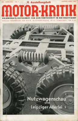 Motor-Kritik 1939 Heft 5
