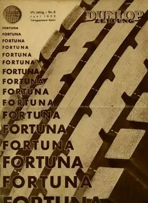 Dunlop Zeitung 1932 Heft 6