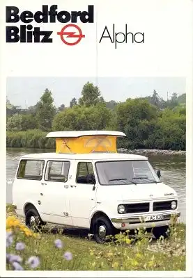 Opel Bedford Blitz Alfa Prospekt 9.1979