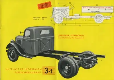 Ford Lkw V 8 Prospekt 1930er Jahre