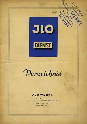 Ilo Dienst Verzeichnis Deutschland 10.1951