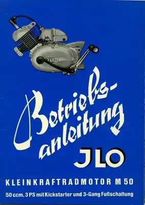 Ilo M 50 Bedienungsanleitung 1950er Jahre