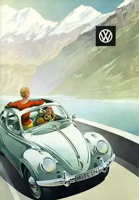 VW Käfer Prospekt ca. 1960