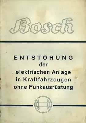 Bosch Entstörung der elektrischen Anlage 4.1940