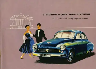 Wartburg 311 Prospekt 1956