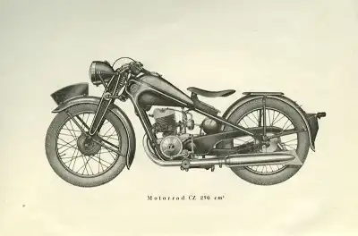 CZ 250 Sport Bedienungsanleitung 1940