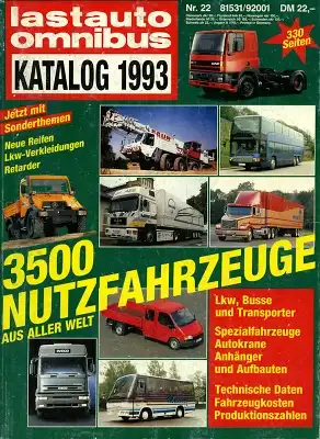 Lastauto + Omnibus Katalog Nr. 22 1993
