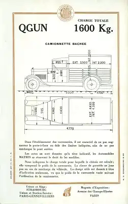 Mathis Lkw Programm 11.1931