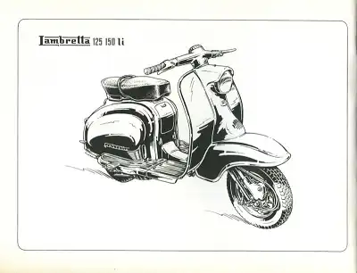 Lambretta 125 150 li Ersatzteilliste 4.1959