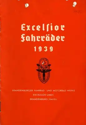 Excelsior Fahrrad Prospekt 1939