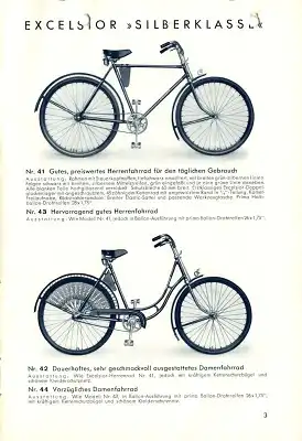 Excelsior Fahrrad Prospekt 1939