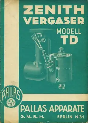 Pallas Zenith Vergaser TD 2.1936