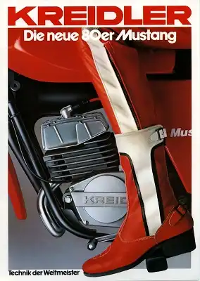 Kreidler 80 ccm Mustang Prospekt 5.1981