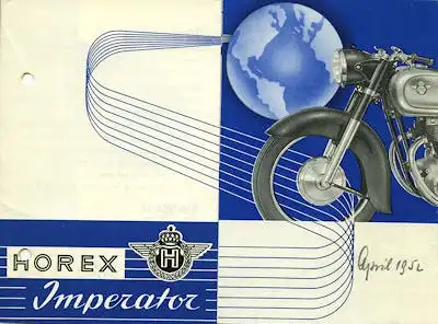 Horex Imperator 500ccm Prospekt ca. 1952