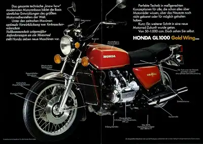 Honda Motorrad Programm 1975