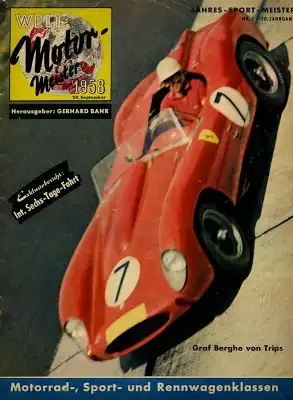 Gehard Bahr Welt- Motor-Meister 1958 Heft 5