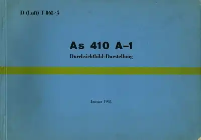 Argus AS 410 A-1 Durchsichtbild-Darstellung 1941