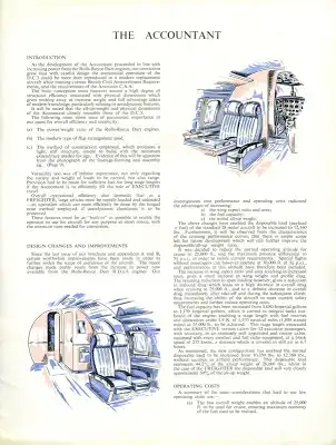 The Accountant Turbo-Prop Airliner Prospekt 1951