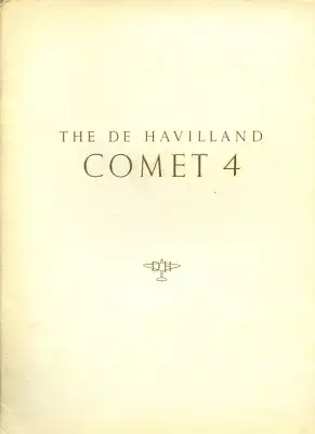 De Havilland Comet 4 Prospekt 1956