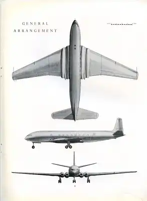 De Havilland Comet Prospekt 1952