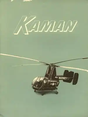 Kaman K-600 HOK-1 Helicopter Prospekt 1950er Jahre