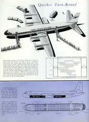 Vickers Vanguard Prospekt 1958