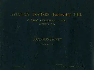 The Accountant Appendix B Prospekt 1954
