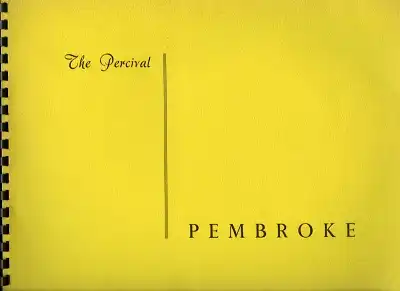 Percival Pembroke Prospekt 1953