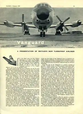 Vickers Vanguard Test 1959