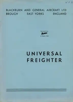 Universal Freighter Test 1950