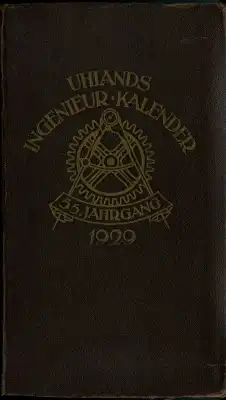 Uhlands Ingenieur Kalender 1929