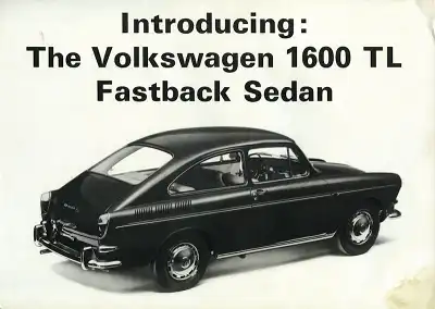 VW 1600 TL Prospekt 8.1965 e