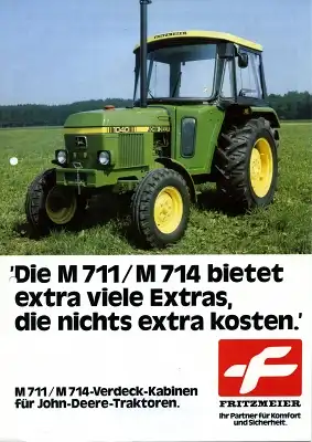 Fritzmeier-John Deere Prospekt ca. 1980