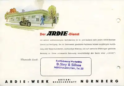 Ardie B 252 Prospekt 1953