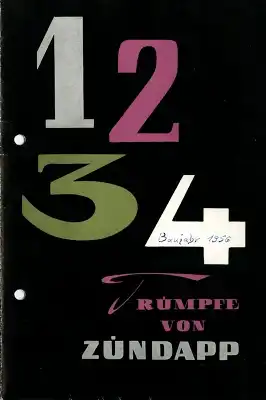 Zündapp Programm 1956/7