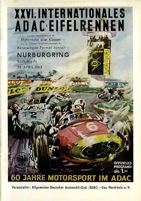 Programm Nürburgring 28.4.1963