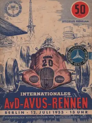 Programm AVUS 12.7.1953